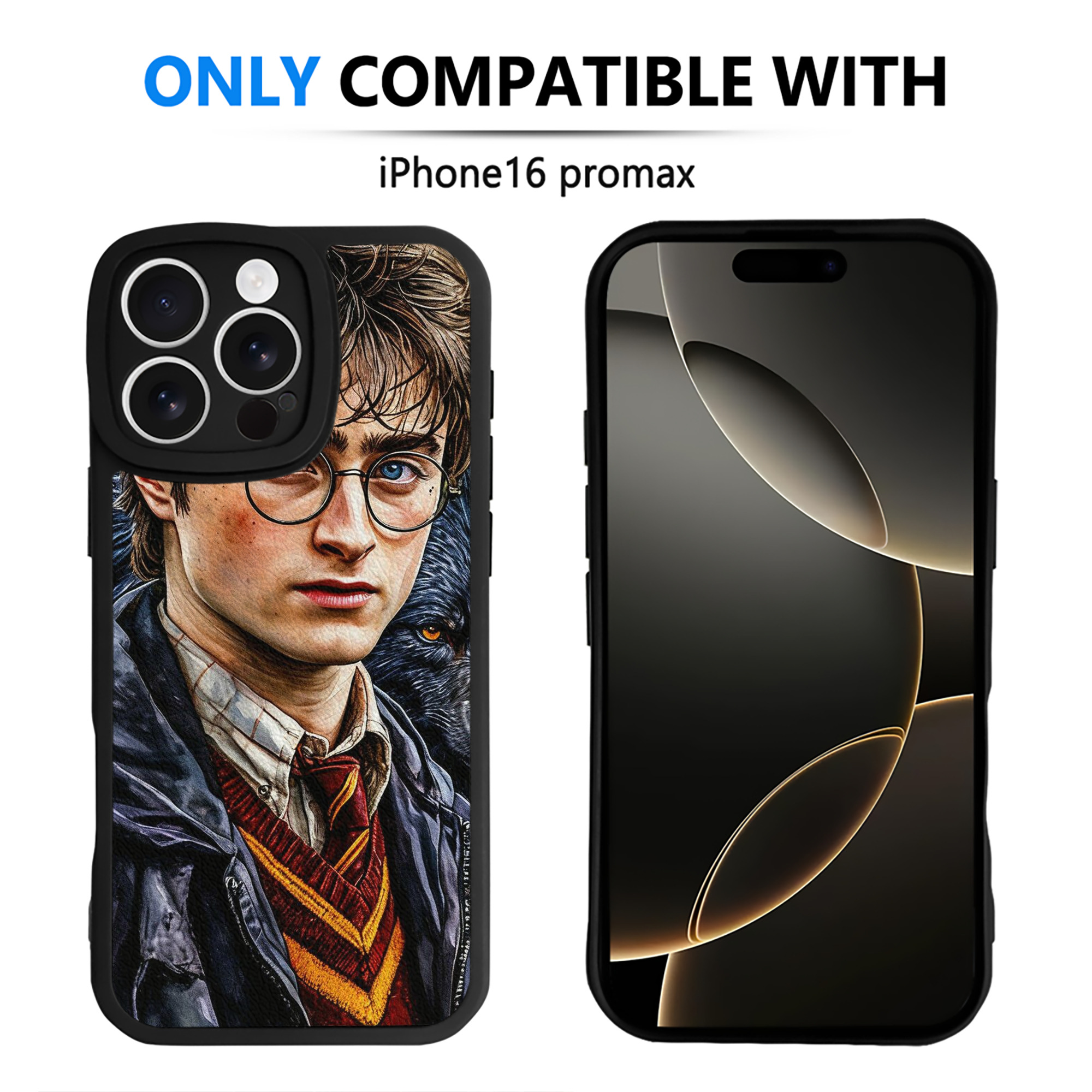 （画像用） Harry Potter ハリー・ポッターシリーズ 【iPhone 16シリーズ対応】シリコンスマホケース（レザー調） 材質：シリコン